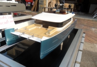 custom made model of 80ft catamaran yacht